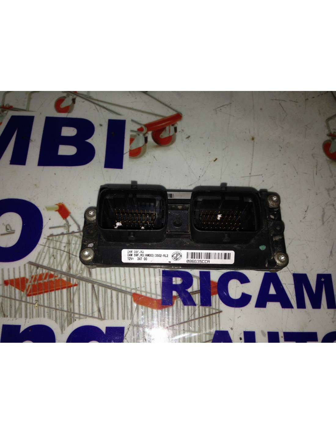 CENTRALINA MOTORE ENGINE ECU FIAT PUNTO 188 1.2 6V CODICE: IAW59F.M3